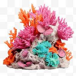 肉松海苔热狗图片_珊瑚礁组成