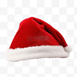 圣诞老人头饰图片_紅色聖誕帽