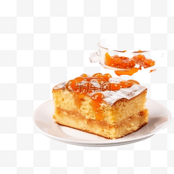 万圣节糖果图片_新鲜出炉的自制蛋糕配杏酱