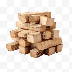 木工陶艺图片_一堆木头