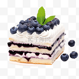 年度总结会图片_蓝莓奶油蛋糕
