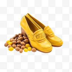 欧洲装饰品图片_木黄鞋荷兰鞋与糖果圣尼古拉斯日