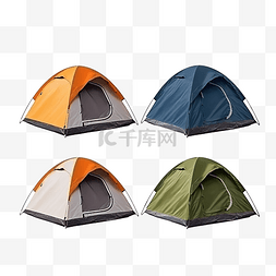 一套露营帐篷隔离露营设备夏令营