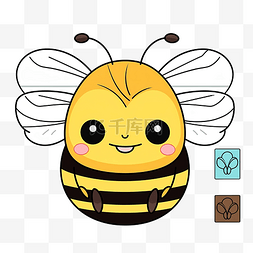 蜜蜂颜色按数字挤压软糖着色页游
