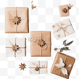 环保纸质圣诞礼物的制作过程
