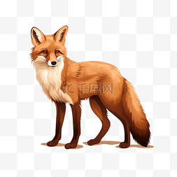 棕色狐狸 PNG