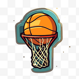 篮球标志设计图片_卡通篮球标志绘图矢量
