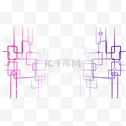 立体炫光特效图片_商务几何科技光效横图