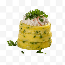 经典菜肴图片_causa rellena 是经典的秘鲁开胃菜