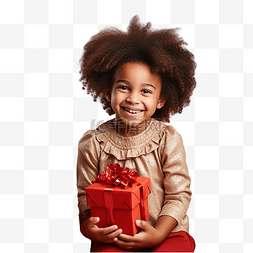 快乐的非洲裔非洲裔美国儿童女孩