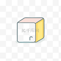 白色的立方体图片_r 字母的立方体