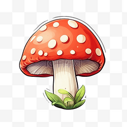 文具白图片_可爱蘑菇蔬菜文具贴纸油画