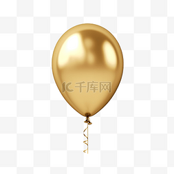 金属的符号图片_金色金属派对气球