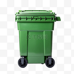 绿色垃圾桶生态