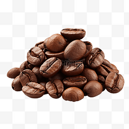 一堆咖啡豆 PNG 文件