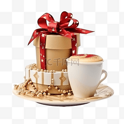美丽的生日明亮的日历圣诞咖啡杯