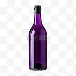 紫色葡萄酒图片_酒紫色饮料瓶