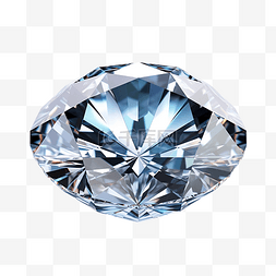 孤立的钻石宝石的特写