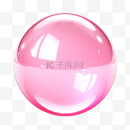粉红色的泡泡