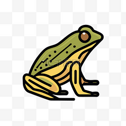 青蛙标志设计 向量