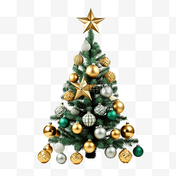 圣诞节手表图片_圣诞树装饰挂圣诞球星星和圣诞树