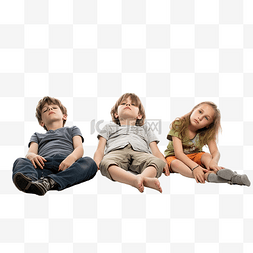 mg缺少图片_无聊的孩子们躺在地上