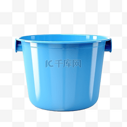 桶塑料盆隔离背景