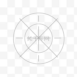 300dpi图片_瞄准罗盘圆，以线为中心 向量