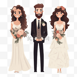 新郎与新娘图片_美丽的波西米亚新娘和新郎婚礼夫