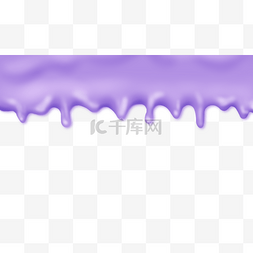 液体边框流动紫色