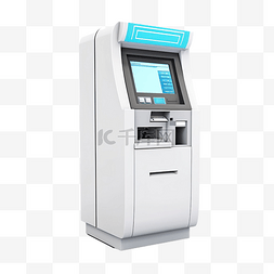 养老储蓄图片_付款 atm 错误的 3d 插图