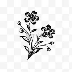 国色天香logo图片_简单的花卉隔离