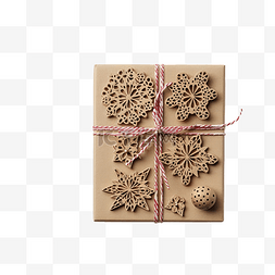 手工制作的 DIY 礼品盒和圣诞装饰