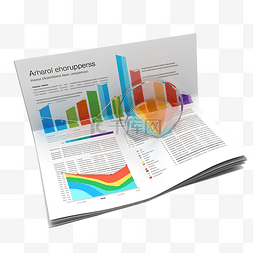 分析报告图片_分析报告 3d 插图