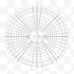 极坐标网格插图形状