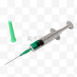 covid19图片_3d疫苗药品试剂绿色