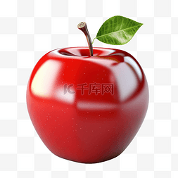 苹果渲染图片_苹果水果 3d 渲染