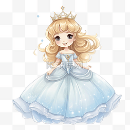可爱的小裙子图片_可愛的小公主插畫