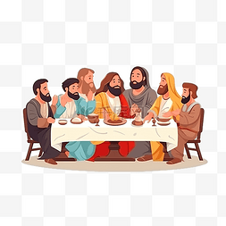 最后的晚餐耶稣基督救主门徒使徒