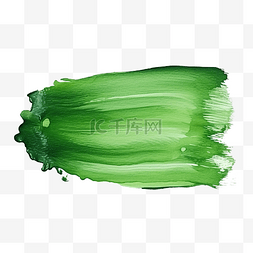 绿色的卡片图片_绿色水彩颜料描边