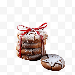 圣诞节饼干人图片_木桌上的自制圣诞饼干圣诞礼物