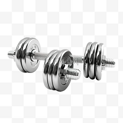 健身房健身图片_健身哑铃由钢制成，带有重量，用