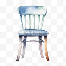 水彩家具椅子