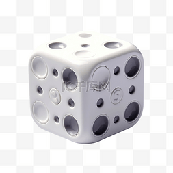 木板白色图片_游戏立方体白色骰子