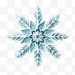 折纸雪花图片_圣诞快乐和冬季剪纸雪花