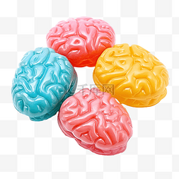 大果冻图片_万圣节的耐嚼果冻糖，以大脑糖果