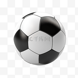 旋转的足球图片_3D 渲染顺序黑白足球旋转透视图
