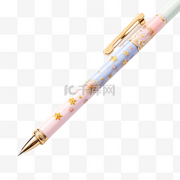 美观可爱的贴纸笔或铅笔来写子弹