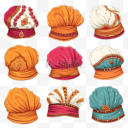 背景沈丹姐图片_图案帽子 印度头巾 美丽的帽子