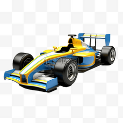 赛车背景图片_赛车在背景 3D 渲染插图上隔离